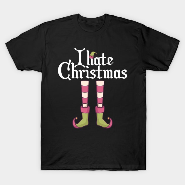 I hate Christmas T-Shirt by BEEtheTEE